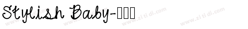 Stylish Baby字体转换